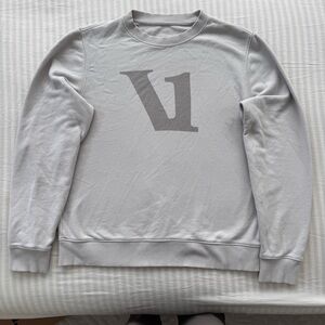 Grey Encinitas Vuori Crew Neck Sweatshirt
